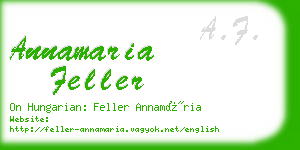 annamaria feller business card